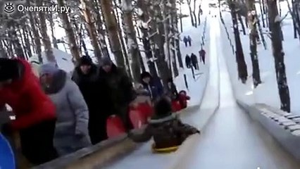 Классная ледяная горка