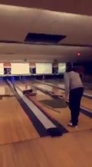 Funny Bowling Ball Broke The Roof Amazing Guy Video
