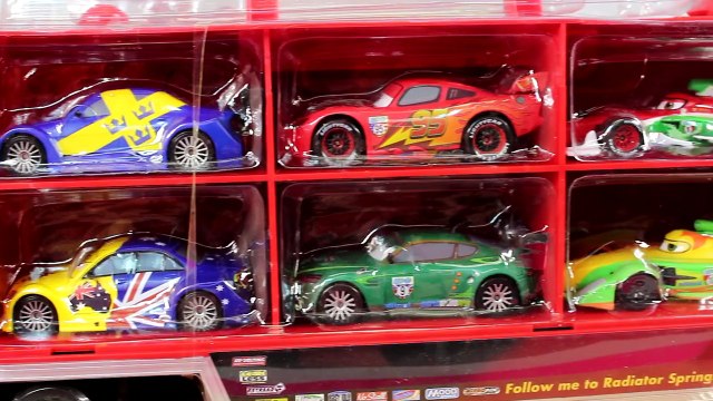 Disney Store Pixar Cars Mack Hauler Car Transporter With Lightning McQueen Francesco Bernoulli