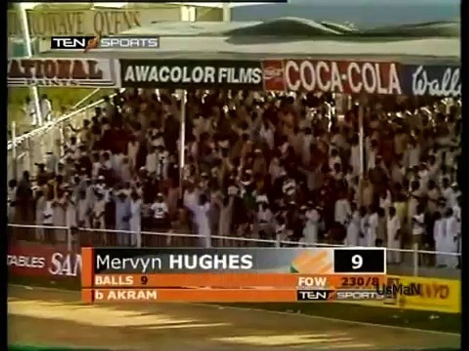 Wasim Akram Hat-trick vs Australia - 1990 - Amazing bowling by sultan of swing - by PSL