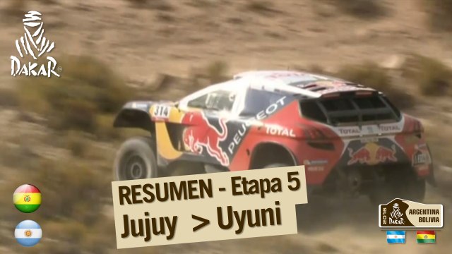 Resumen de la etapa 5 - Coche/Moto - (Jujuy / Uyuni)