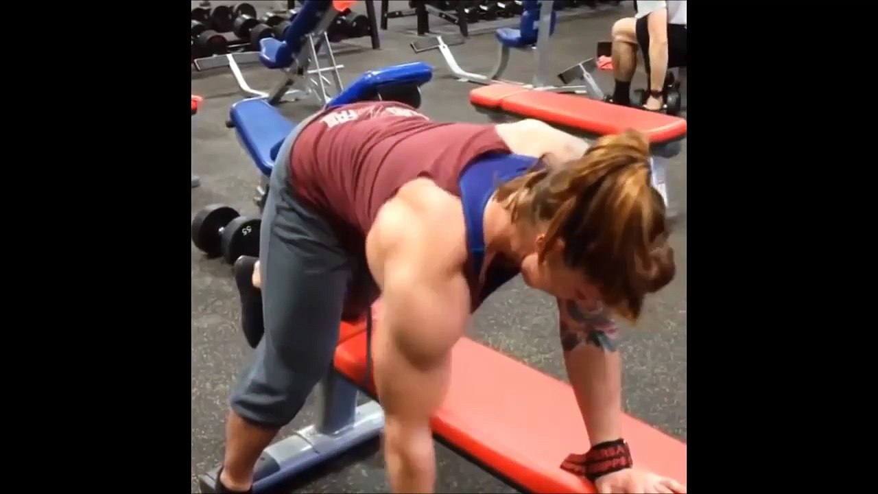 Ashley's 17 inch Biceps
