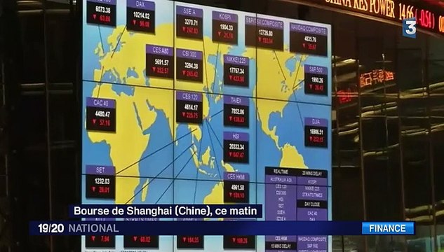 Quand la bourse chinoise décroche, ce sont les bourses mondiales qui tremblent