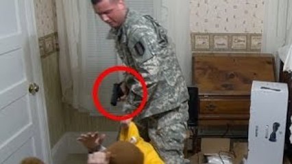 Robbery Prank on USA Soldier (GONE WRONG)