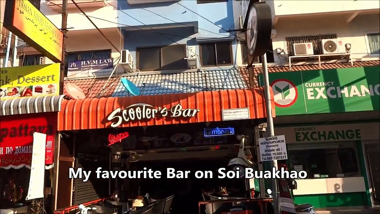 SOI BUAKHAO SCOOTERS BAR PATTAYA THAILAND. video Dailymotion