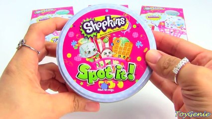 Shopkins Spot It Game and Go Shopping Game with Exclusives