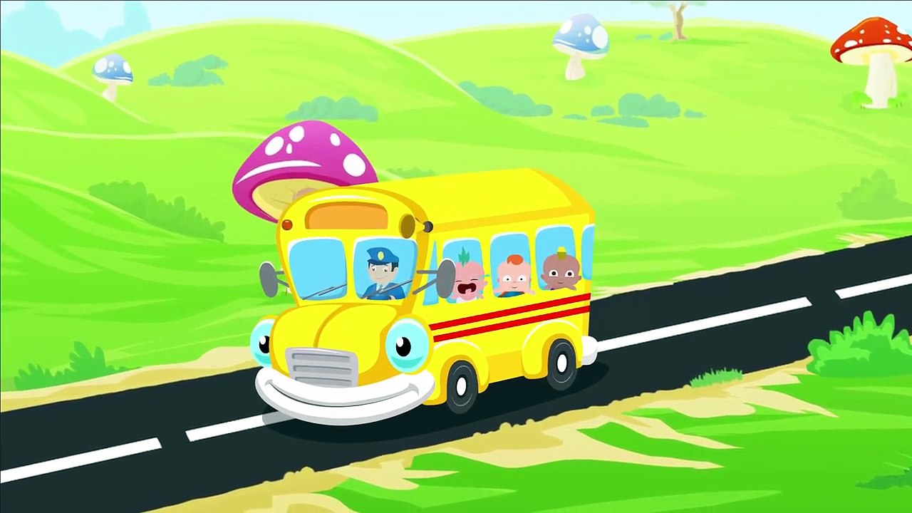 Hjulen på Bussen Snurrar Runt Runt Runt 3X | Barnramsa på Svenska | Barnmusik | Barnsång
