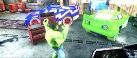 Удивительный человек-паук Человек-Паук с его автомобили Маккуин и Халк с его зелеными молниями Многопрофильный