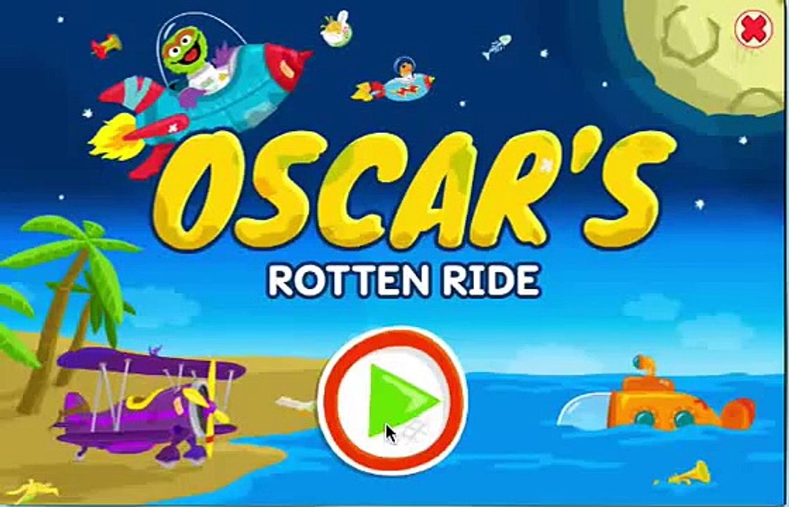 улица Сизам Оскар и самолет, подводная лодка, космический корабль часть 1