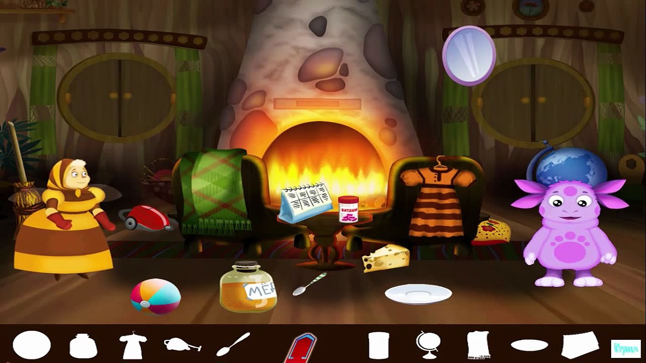 Лунтик Развивающие ИГРЫ для детей от 3 лет Прохождение 2015 года Серия 7