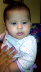 My baby first time trying lemon