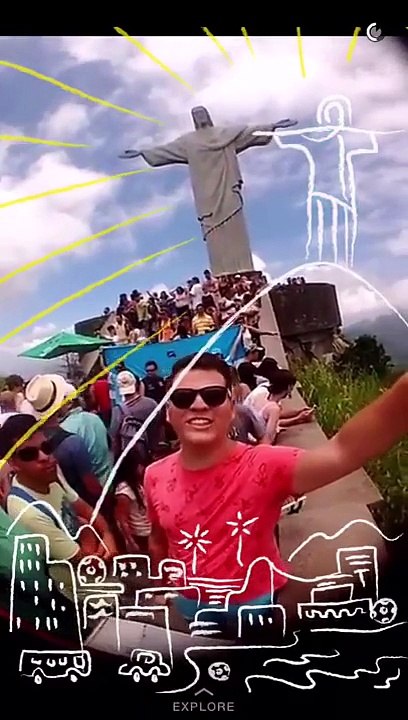 Brazil, Brazilian people (home of 2016 Football) Rio on Snapchat