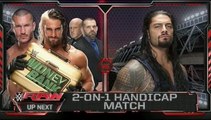 Roman Reigns vs. Randy Orton & Seth Rollins_ 2-on-1 Handicap Match_ WWE Raw