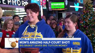 Moms Half-Court Shot Wins Daughter Tuition Discount