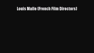 Download Louis Malle (French Film Directors) PDF Online