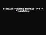 Introduction to Geometry 2nd Edition (The Art of Problem Solving) [PDF Download] Introduction