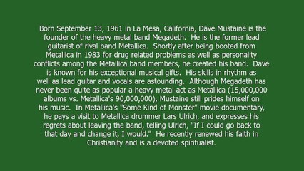 Dave Mustaine meaning and pronunciation