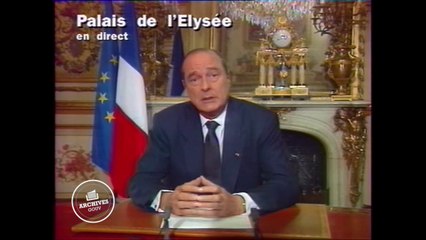 #ArchivesGouv : "A l'heure où François Mitterrand entre dans l'Histoire, je souhaite que nous méditions son message" - Allocution de Jacques Chirac, le 8 janvier 1996