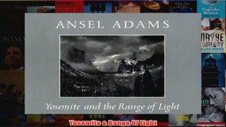 Yosemite  Range Of Light