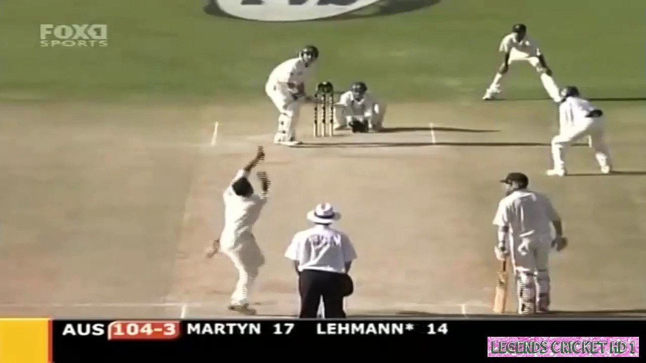 HARBAJAN SINGH CELEBRATING HIS WICKET IN PUNJABI DANCE