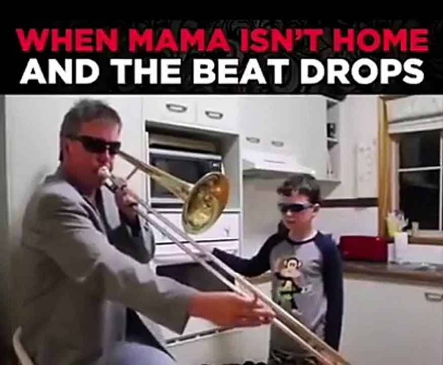 When Mama Isn't Home and You Want to Drop the Beat