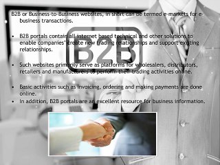 B2B Portals – Offering Competitive Edge to Organizations