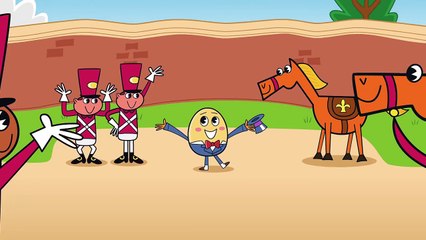 Humpty Dumpty | Fredbot Kids Songs (Lucy the Dinosaur)
