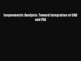 Isogeometric Analysis: Toward Integration of CAD and FEA [PDF Download] Isogeometric Analysis:
