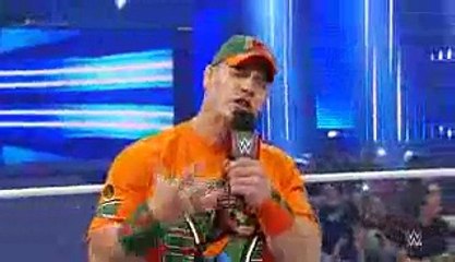John Cena kicks off the first SmackDown on USA Network SmackDown, January 7, 2016