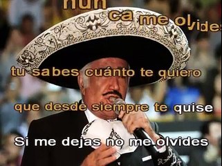 LA MENTIRA - VICENTE FERNANDEZ - KARAOKE - PISTA Y LETRA