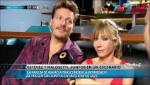Inés Estévez y Javier Malosetti juntos en un escenario 07/01/2016