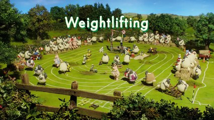 Shaun the Sheep Championsheeps Weightlifting