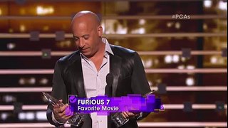 Vin Diesel Pays Emotional Tribute to Paul Walker at People Choice Awards