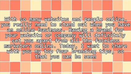 Top 4 Online Branding Tips - Be An Authority In Your Niche