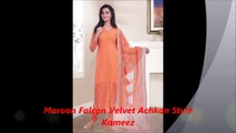 Achkan style salwar kameez by nikvik.com