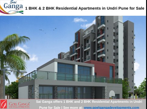 Sai Ganga offers 1 & 2 BHK Residential Flats in Undri Pune for Sale