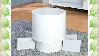 set of white gloss side tables