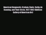 American Vanguards: Graham Davis Gorky de Kooning and Their Circle 1927-1942 (Addison Gallery