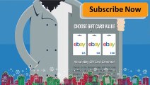 (Update 2016) Free eBay Gift Card Codes - Happy Holidays!