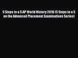 5 Steps to a 5 AP World History 2016 (5 Steps to a 5 on the Advanced Placement Examinations