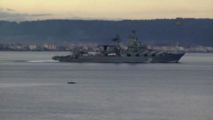 Rus Askeri Gemisi Çanakkale Boğazı'ndan Geçti