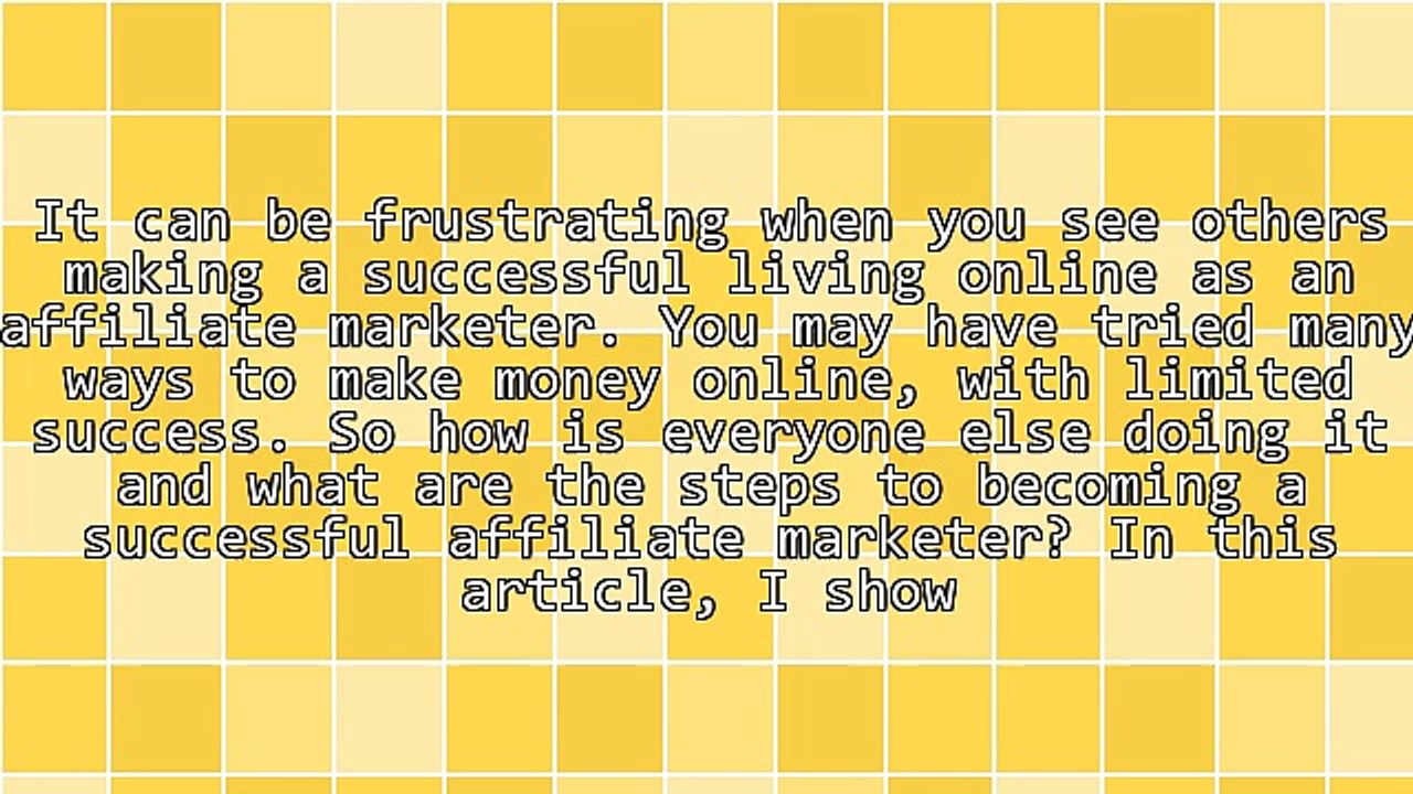 The 7 Steps To Success With Affiliate Marketing