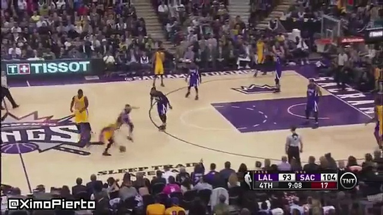 Jordan Clarkson Breaks Seth Curry's Ankles - Lakers vs Kings - January 7, 2016 - NBA 2015-16 Season