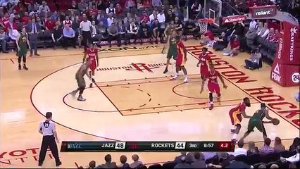 Rodney Hood Injury - Jazz vs Rockets - January 7, 2016 - NBA 2015-16 Season