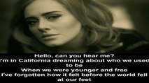 Adele - Hello (Lyrics Video) (Cover)