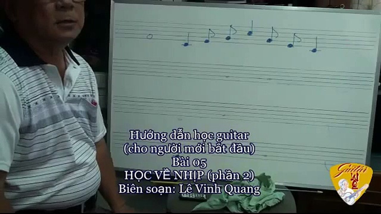HƯỚNG DẪN TẬP GUITAR cho người mới bắt đầu Bài 5 2  Học về nhịp tiếp