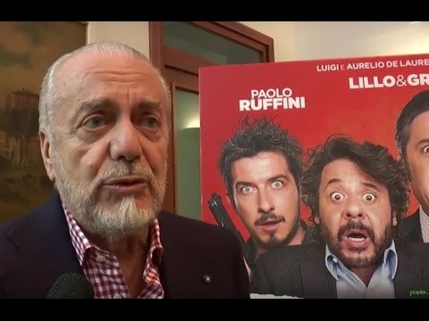 Napoli - De Laurentiis presenta Natale col boss (14.12.15)