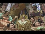 Un presepe napoletano nella Basilica di Assisi (15.12.15)