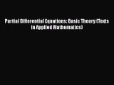 PDF Download Partial Differential Equations: Basic Theory (Texts in Applied Mathematics) Download
