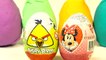 Play-Doh Eggs Angry Birds Minnie Mouse Playdough Eggs Angry Birds Minnie Mouse Surprise Eggs